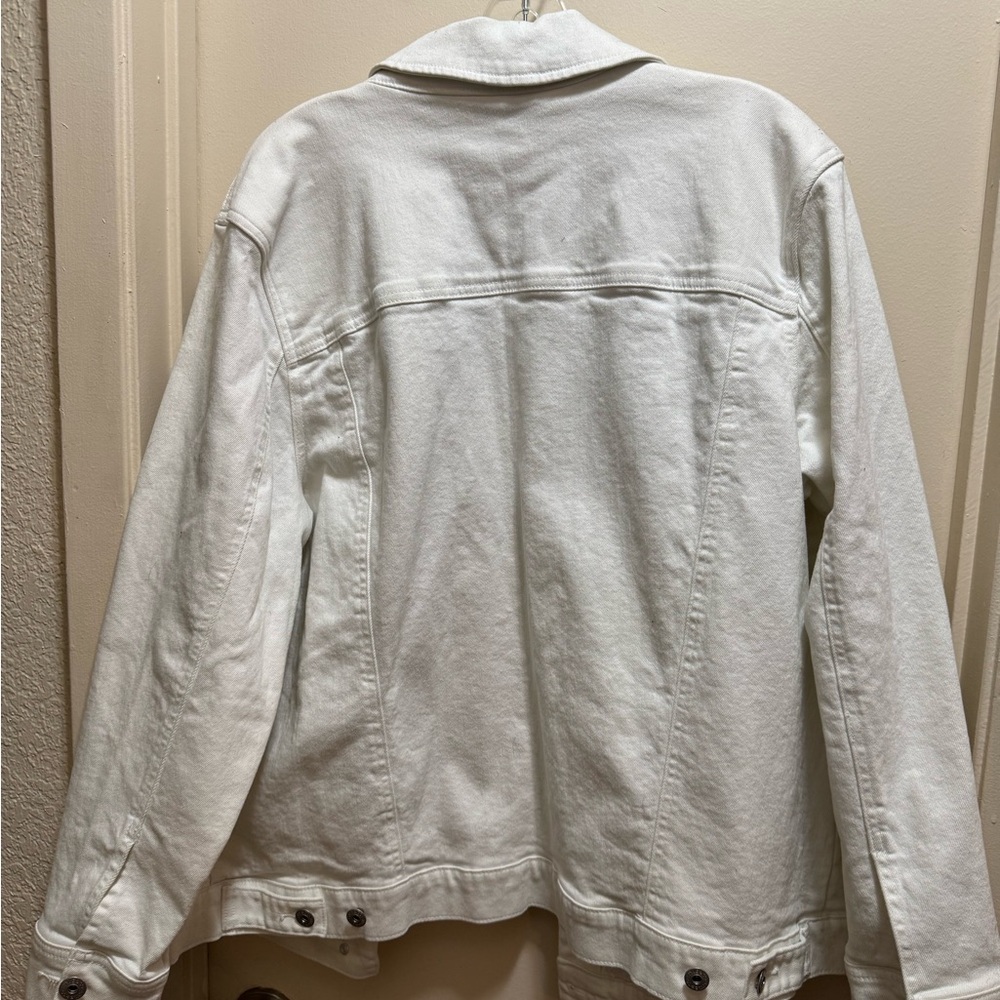 Style & Co. Cream White Denim Jacket - Picture 2 of 8